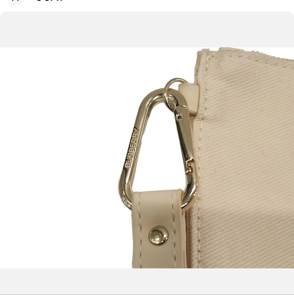 Burberry canvas beauty cosmetic bag pouch new - Picture 6 of 10